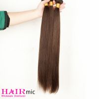 Light Brown Human Hair weft hair weaving Vendor