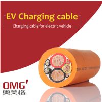 Single-layer high-voltage resistant cable for electric vehicle charging pile