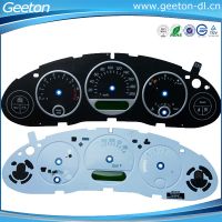 Good light transmission automotive dial meter dashboard speedometer