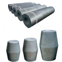 New products Manufacturer HP 450 for arc furnace Graphite Electrode used for EAF/LF With Nipples 3/4 TPI Dia 200 300 400 450