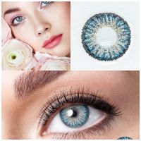 lemon blue contact lenses
