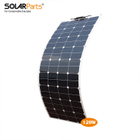 Sunpower Flexible solar panel 120W 39V 1200x540x3MM with 0.9M Cable