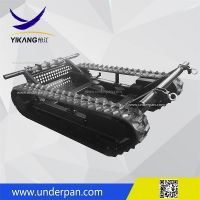 Custom fire fighting robot chassis rubber track undercarriage from China