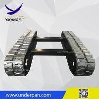 0.5-15 tons Hot sale Crawler drilling rig machinery chassis rubber track undercarriage from China