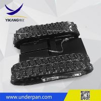 crawler orchard picking machine chassis base rubber track undercarriage by YIKANG