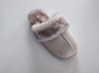 women warm fluffy winter slip-on indoor slippers