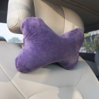 bone shaped latex pillow for car and office