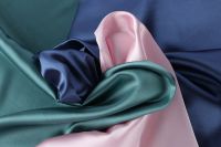polyester spendax elastic Satin Fabric for Nightwear Clothing Garment