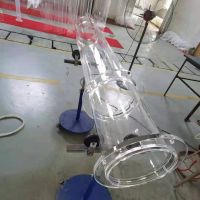 High Temperature Quartz Feeder Tube for Single Crystal Growth Furnace