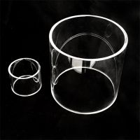 Heat Resistant quartz glass tube large diameter quartz tube clear polished glass tube