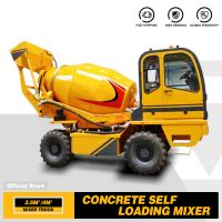 XCMG Official Manufacturer 4 Cubic Slm4 Self Loading Concrete Truck Mixer Price