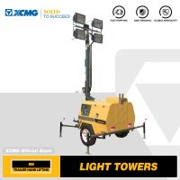 XCMG Official 9m Telescopic Diesel Outdoor Mobile Vehicle-Mounted Light Tower