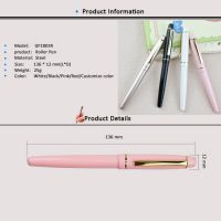 Top quality Wholesale promotional hotsales rose gold liquid ink roller ballpoint pen custom gel pens