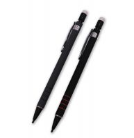 Wholesale bulk custom logo 0.5mm/0.7mm rubber grip body mechanical pencil pens with eraser