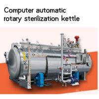 Computer automatic rotary sterilization kettle Porridge sterilization kettle high pressure sterilizer processing for food