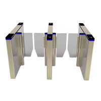 Automatic speed turnstile gate adopts unique variable speed transmission mechanism to precisely control the movement position