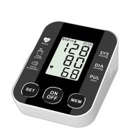 Arm binding blood pressure monitor for household travel