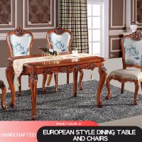 sell European style solid wood dining table and chairs