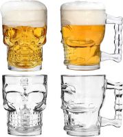 Sell Yijian Glass Beer Stein Traditional Beer Mugs with Handles 500ml Freezable Beer Glasses