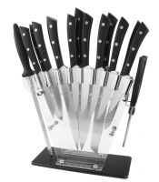 premium quality stainless steel 16pcs kitchen knife set Santoku Steak Chef knives
