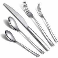 40pcs Stainless Steel Flatware Set Cutlery Silverware Knife/Fork/Spoon