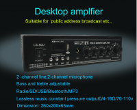pro public address broadcast amplifierl