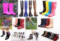 China New Fashion Women PVC Rain Boot, Women Transparent Boots, Ladies Rain Boot, High Female Rain Boots