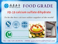 food additive calcium sulfate for baking