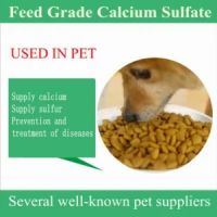 feed additive calcium sulfate in pet
