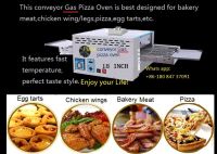 HIGH QUALITY Conveying Gas Pizza Oven
