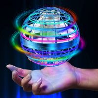 Flying Ball Toys 2021 Upgraded Globe Shape Magic Controller Mini Drone Flying Toy, Built-in RGB Lights Spinner 360 degree Rotating Spinning UFO Safe for Kids Adults Magic Flying Toys Outdoor Indoor