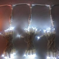 Rubber cable Christmas twinkle star Window Decoration Waterfall Fairy String Led Curtain Light