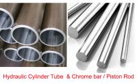 hydraulic cylinder honed steel pipe and chrome shaft