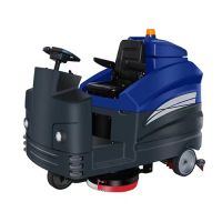 Big Tank Capacity 300L Electric Ride on Commercial Floor Scrubber and Cleaning Machine with 1350mm Squeegee Width