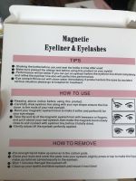 Magnetic eyeliner & eyelashes