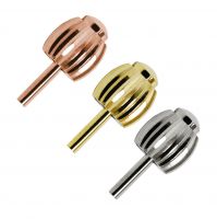 Copper material watch crown pumpkin round head long T tube case accessories watch parts