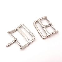 New Stainless Steel Watch Buckle Polished/Brushed Screw-in Buckle Strap Band Watch Buckles