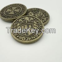 Metal game coins, game token