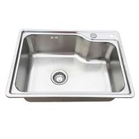 Sink Single Bowl Stainless Steel Kitchen Sink No 7345