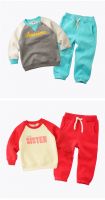 Eco Friendly OEM Custom Sweet sweater two pieces for kids