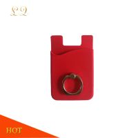 2020 hot sales silicone card holder with ring