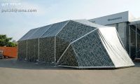green color high quality aluminum hangar tent, minitary trade show tent , helicopter hangar tent for sale