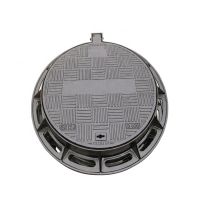 EN124 D400 E600 Round Type Heavy Duty Double Seal Sewer Ductile Cast Iron Casting Garden Manhole Cover