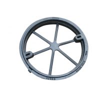 Ductile Iron Recessed DI Ring Round Cement Filled Monitoring Manhole Cover Rings