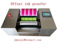 Offset inks, ink proofer