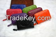 RFID Genuine Soft Leather Card Holder leather Wallet Lock