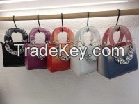 Fashion tote bags Pu leather Shopping bag travel street design