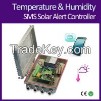Datalogger with Temperature Humidity sensor SMS Solar Alert Controller