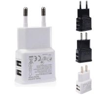 EU Adapter Mobile phone charger with 2 USB WALL CHARGER Universal Adapter US PLUG AC adapter