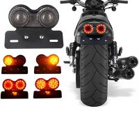 Motorcycle Rear Turn Signal LED Brake Light license Bar Lamp